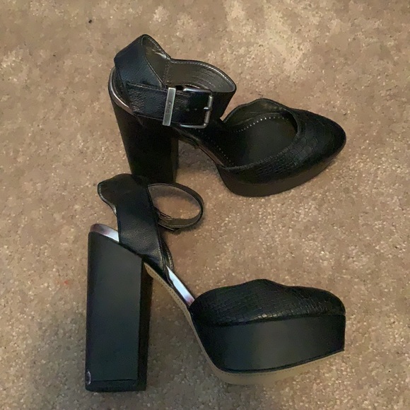 Sam Edelman Circus Ankle Cuff Platforms size 10 - Picture 4 of 10